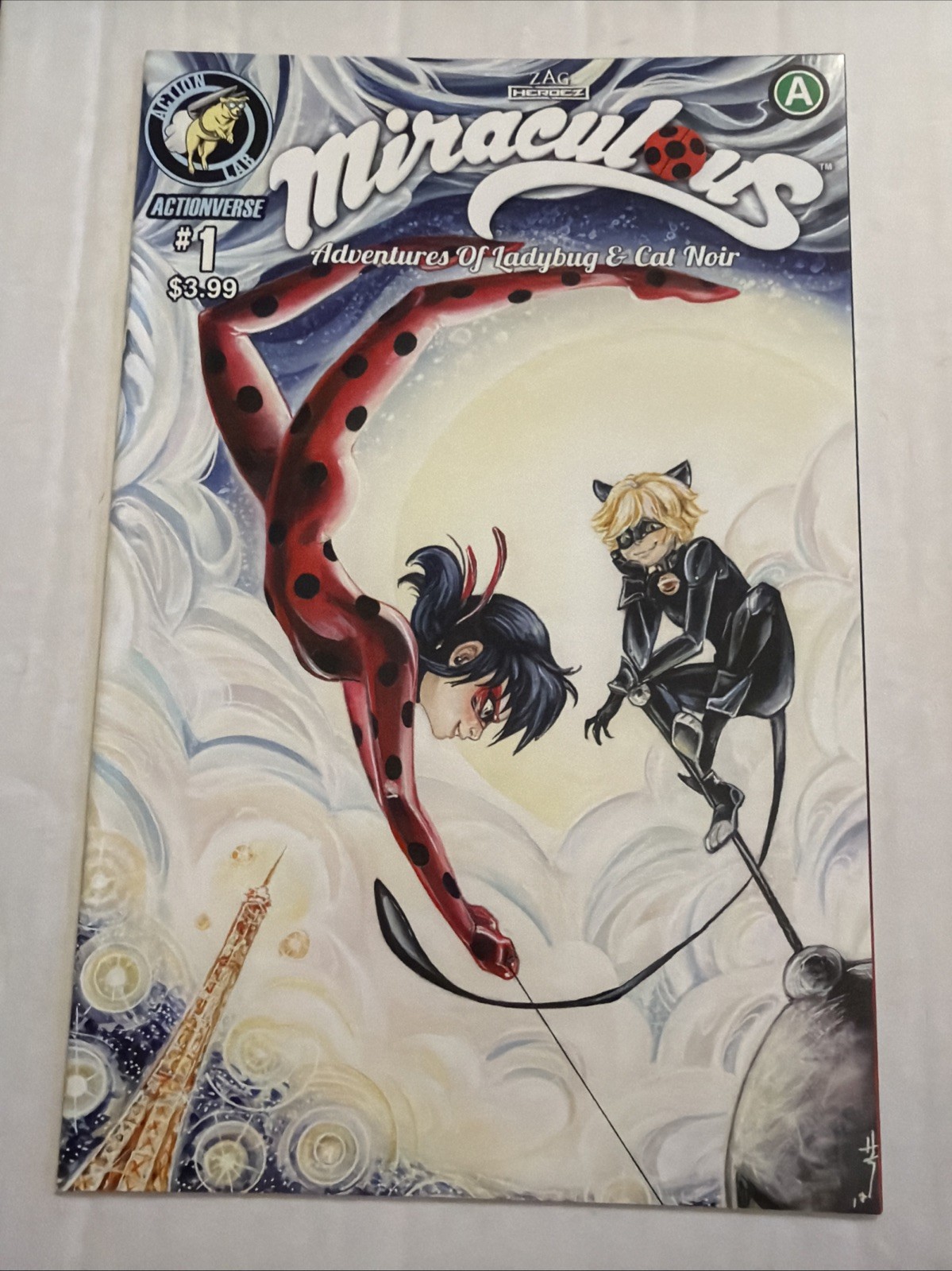 Action Lab Comics Miraculous Adventures of Lady Bug and Cat Noir #1 Variant
