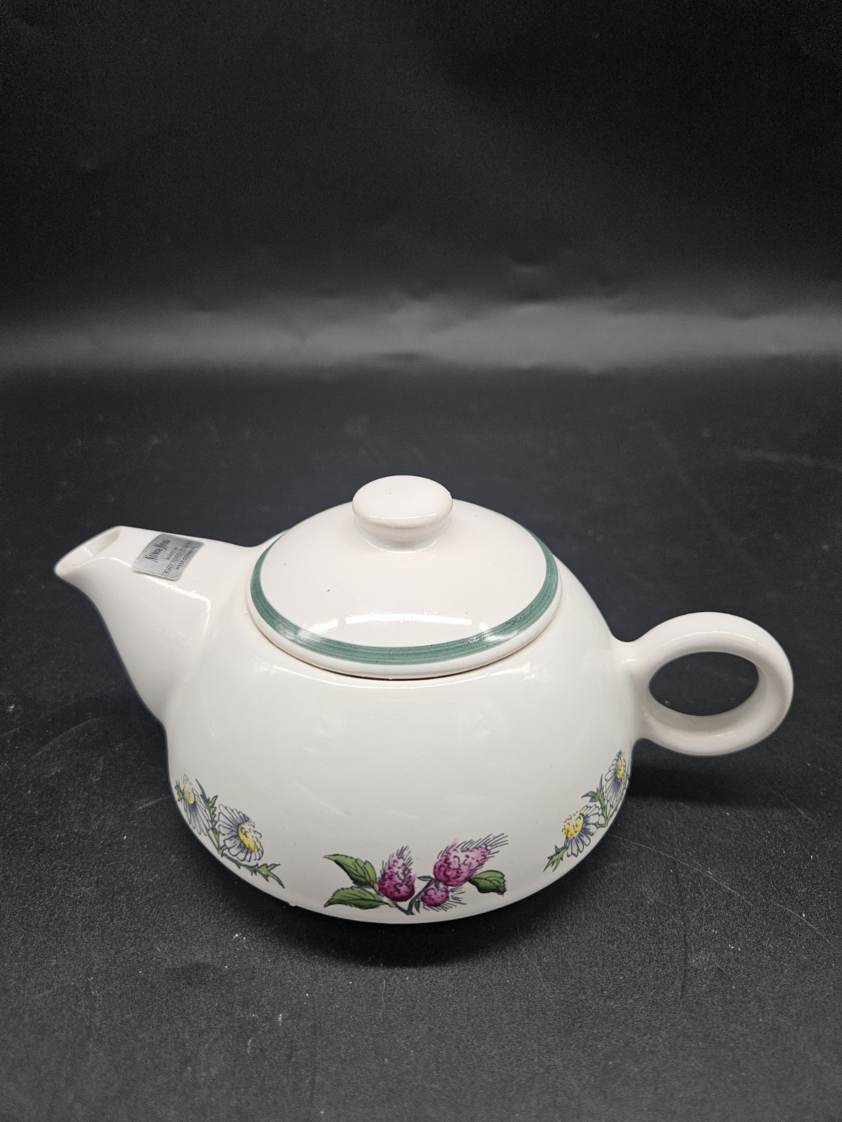 Vintage Neiman Marcus Floral Teapot Made In Western Germany