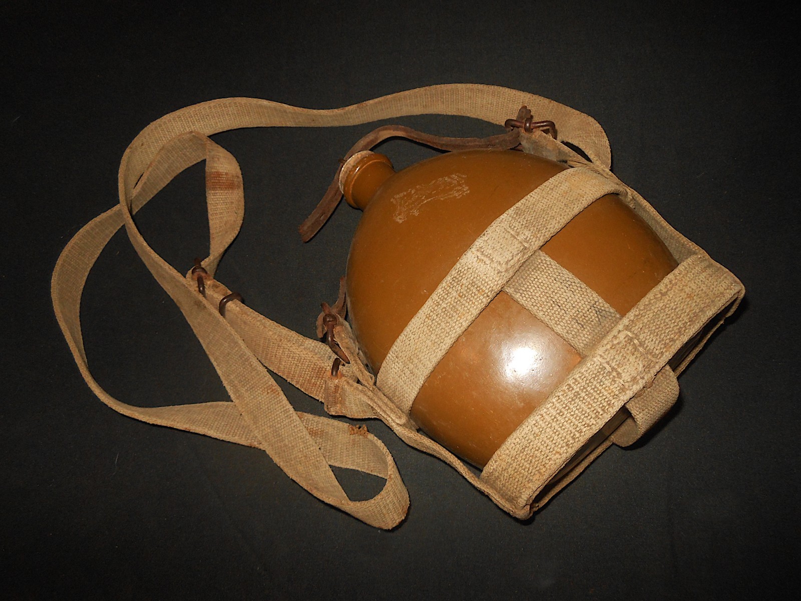 WW2 Imperial Japanese Army - MODEL 1934 FIELD CANTEEN - NAMED - VERY NICE