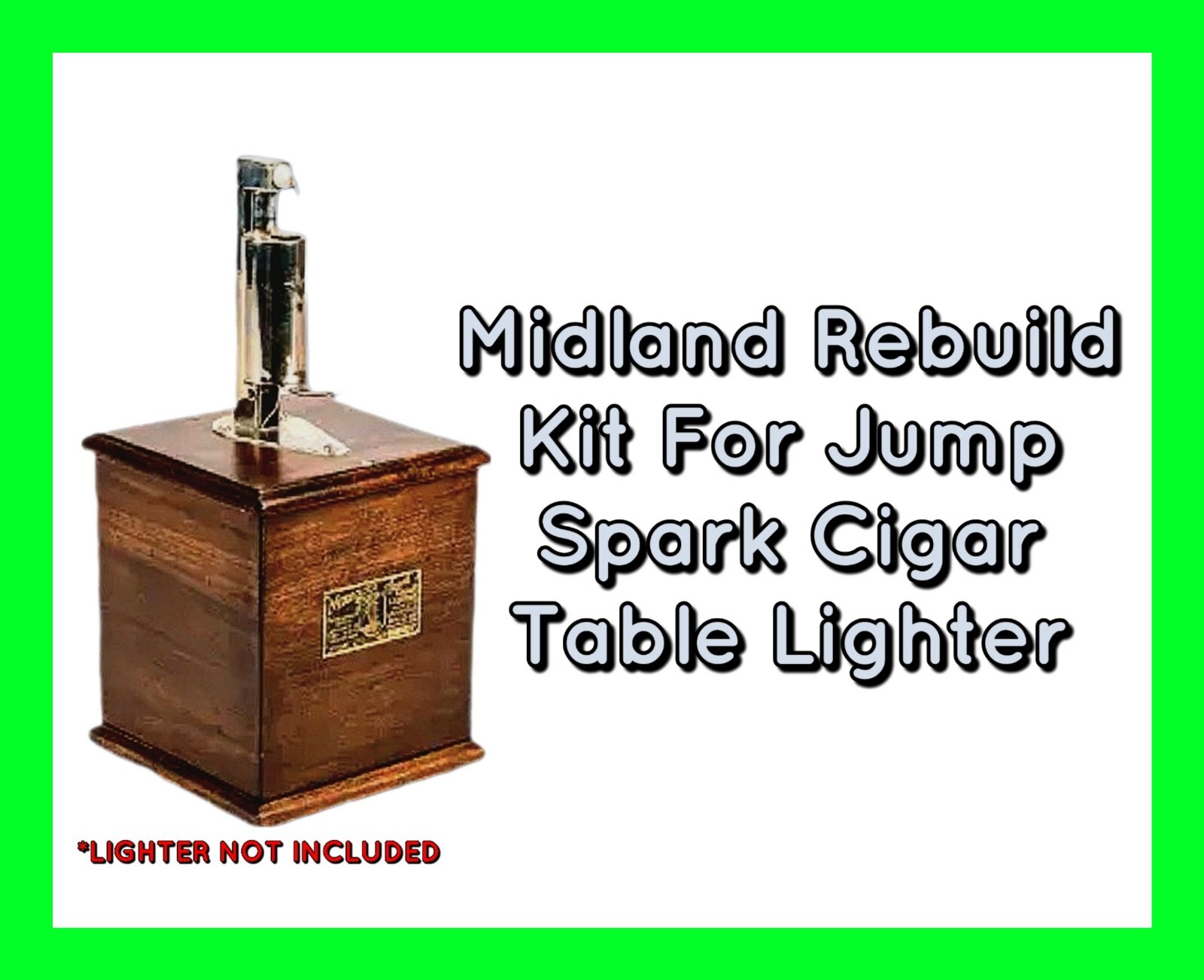 Midland Rebuild Kit For Jump Spark Cigar Table Lighter - READ DESCRIPTION 