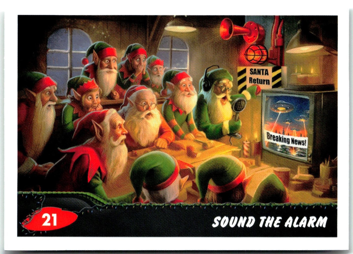 Sound the Alarm 2026 Topps Mars Attacks Xmas 21