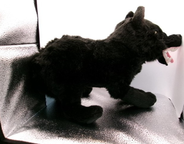 Wizarding World Harry Potter Sirius Universal Studios Black Wolf Plush Dog 15\