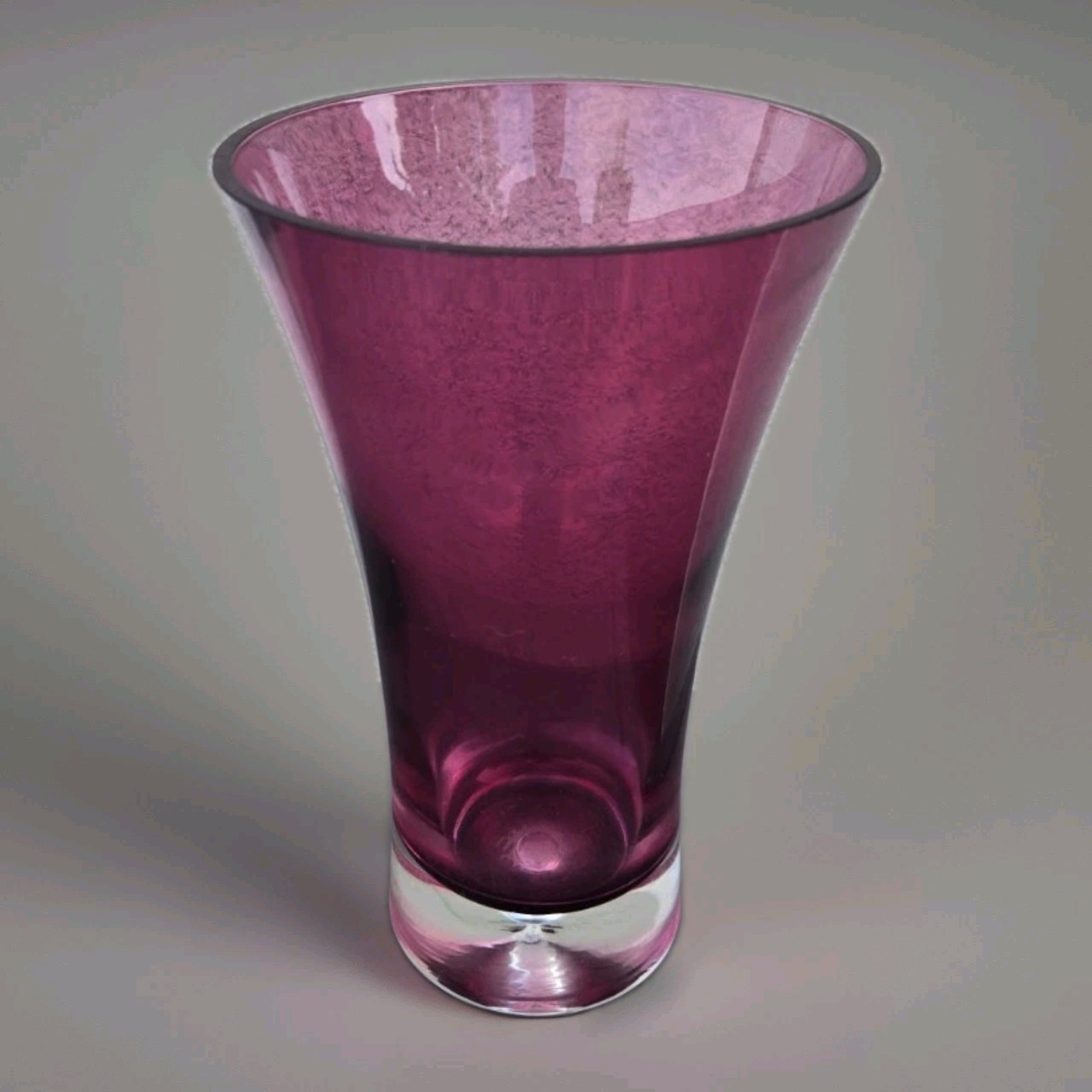 VTG Cranberry Glass Flared 8 VTG Cranberry Glass Flared 8