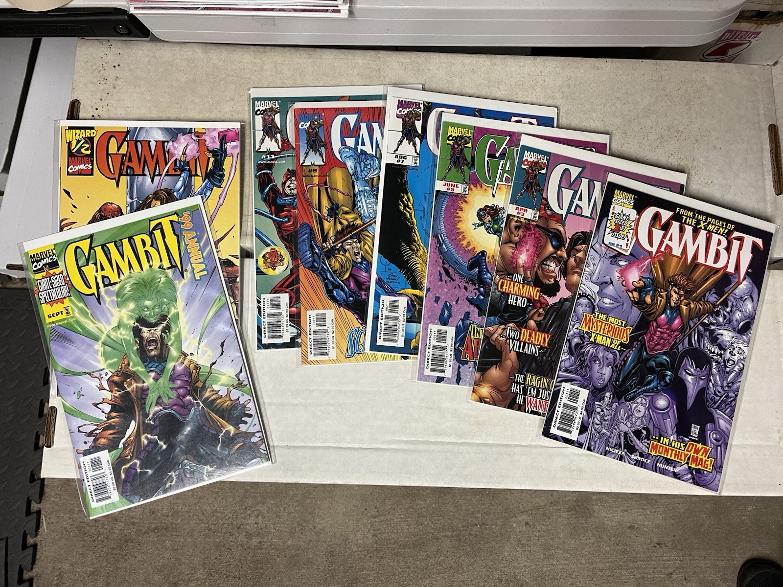 GAMBIT (1999) #1-12 + 1/2 & ‘99 Annual X-MEN WOLVERINE MARVEL Vf/Nm