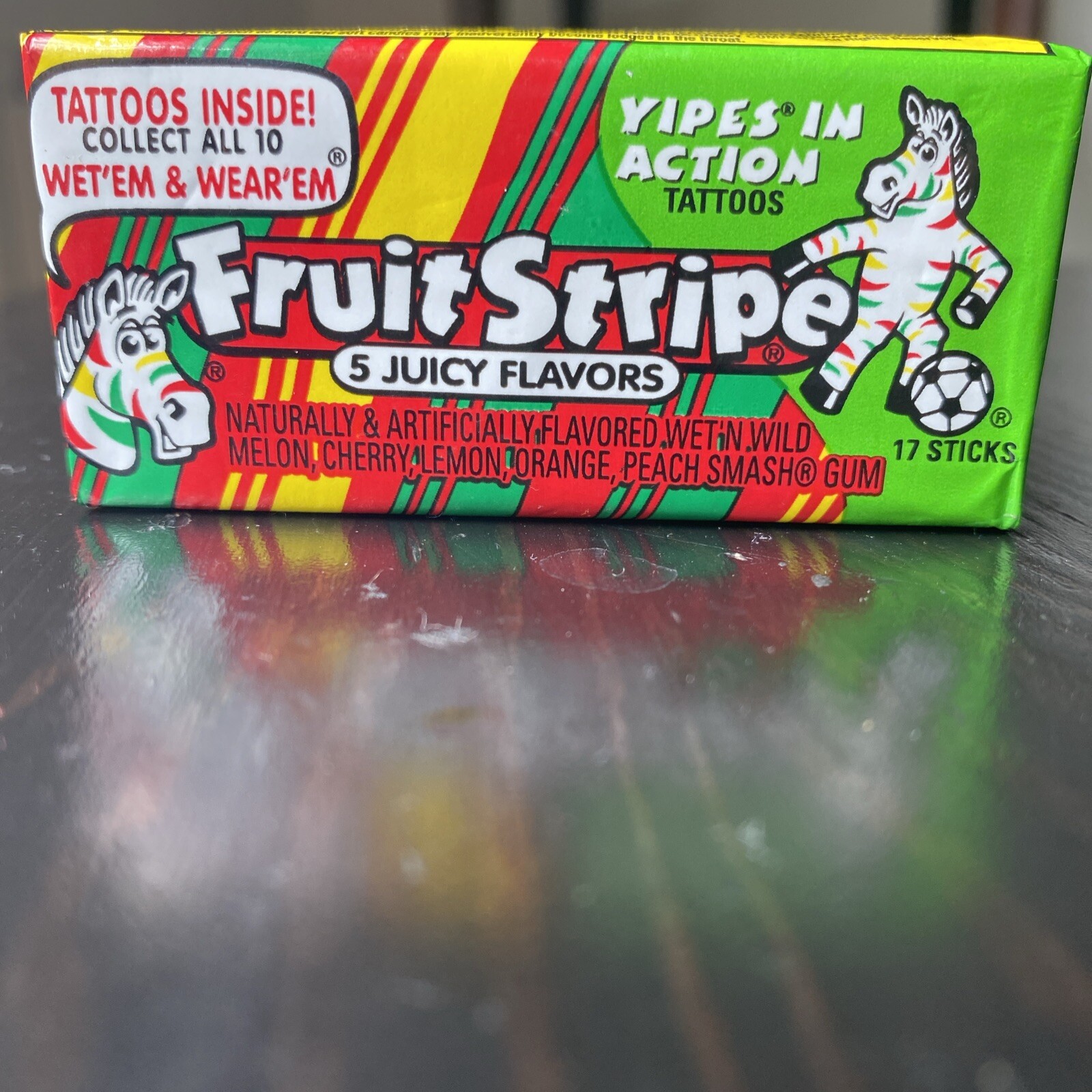 Fruit Stripe Gum Sealed Pack Discontinued Collectible Only Non-Consumable Fruit Stripe Gum Sealed Pack Discontinued Collectible Only Non-Consumable