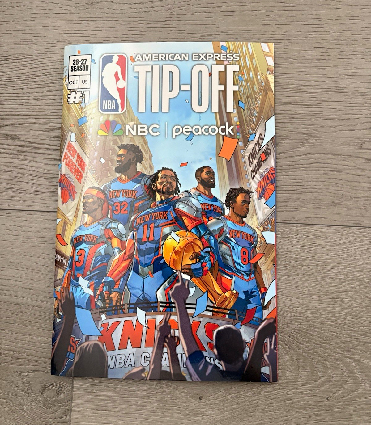 American Express NBA Tip-Off #1 Single Issue Comic Book Knicks Cover ComplexCon