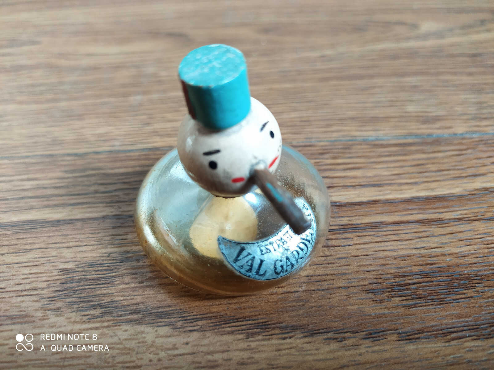 Rare vintage beautiful  VAL GARDENA perfume bottle of 50's made in Italy