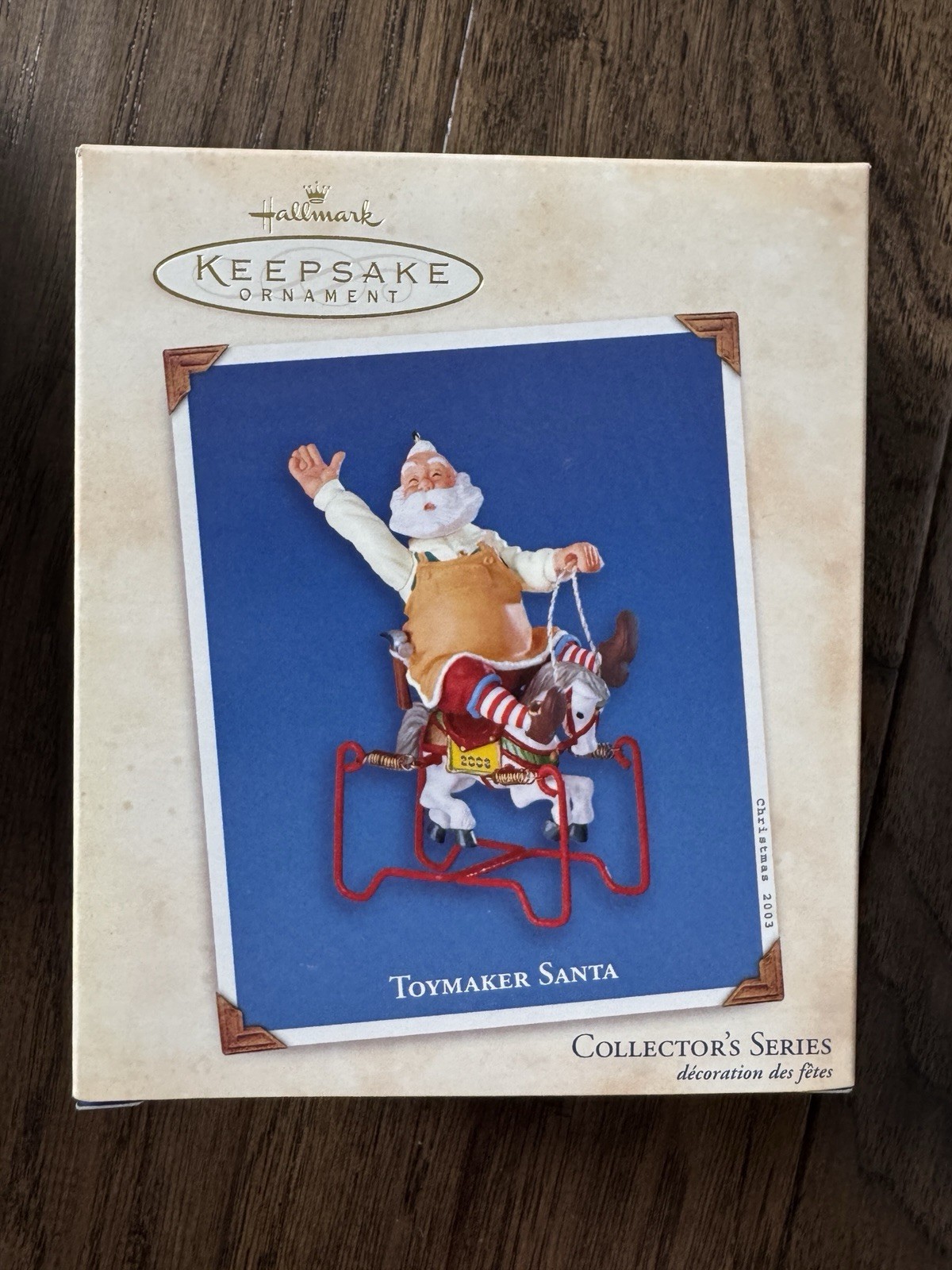 HALLMARK 2003 TOYMAKER SANTA SERIES ORNAMENT HALLMARK 2003 TOYMAKER SANTA SERIES ORNAMENT