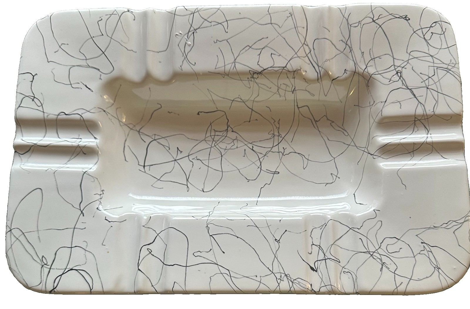 Vintage MCM Gilner California Pottery Ceramic ashtray