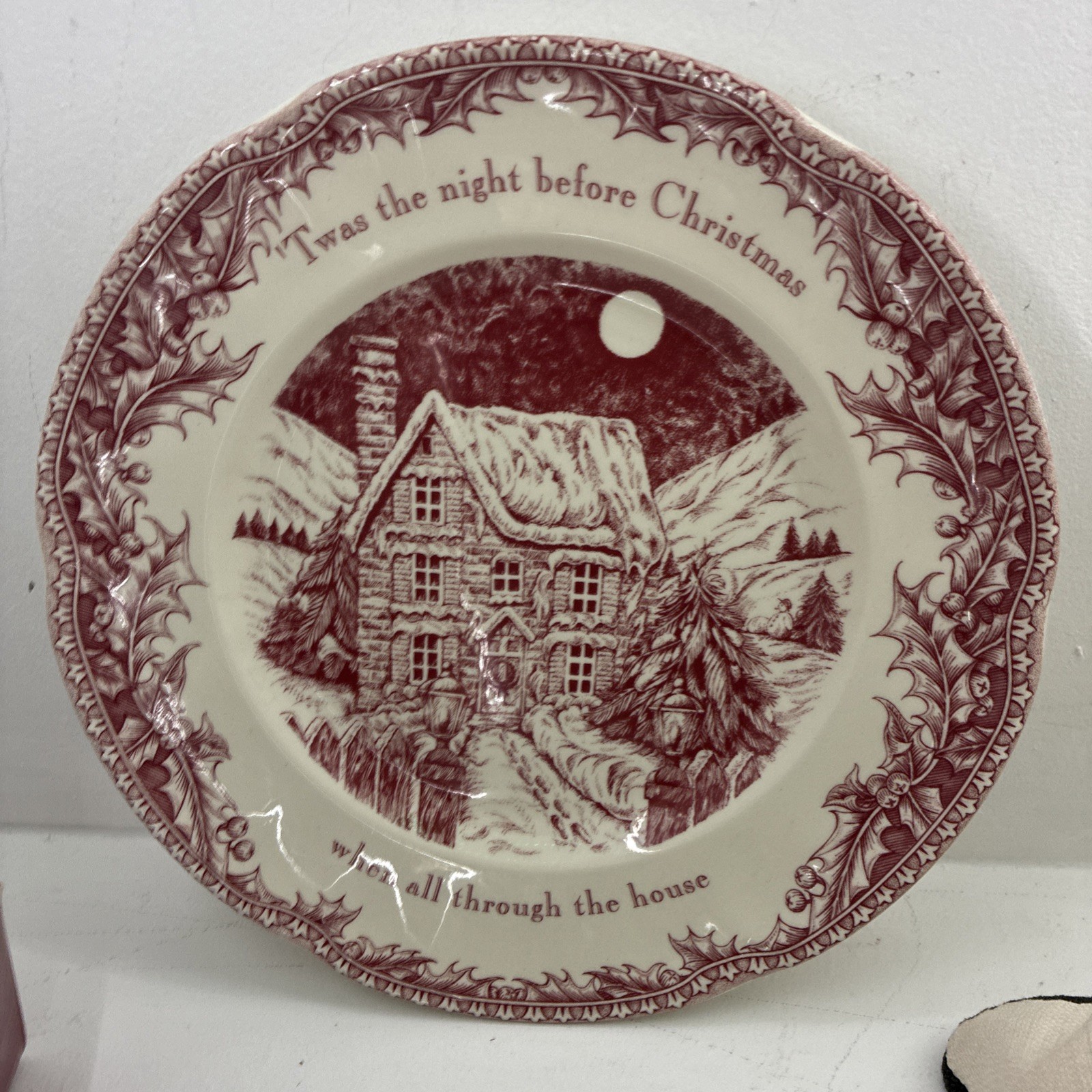 Johnson Brothers Dinner Plates ‘Twas the Night Before Christmas Set of 4