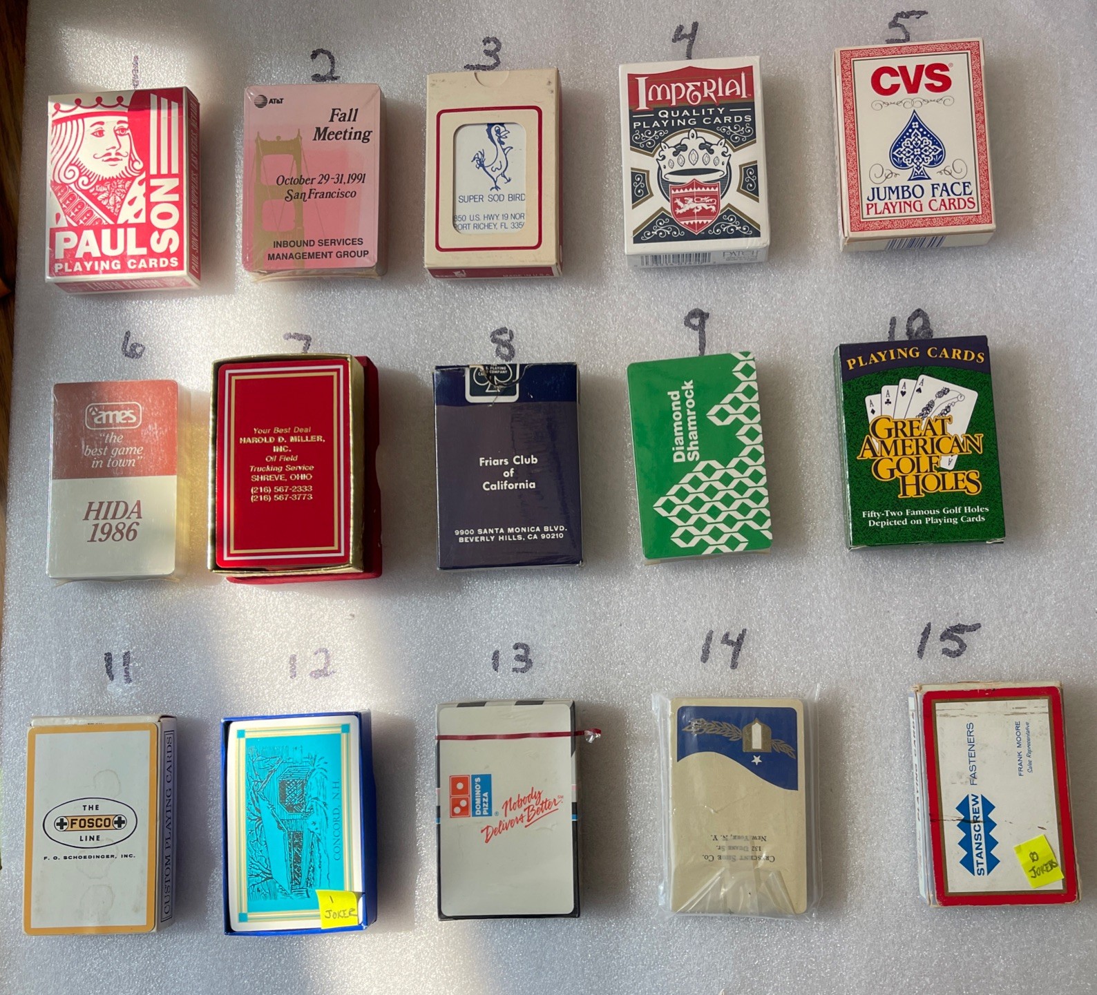 Vintage Playing Cards Lot PICK 5 Decks Vintage Playing Cards Lot PICK 5 Decks