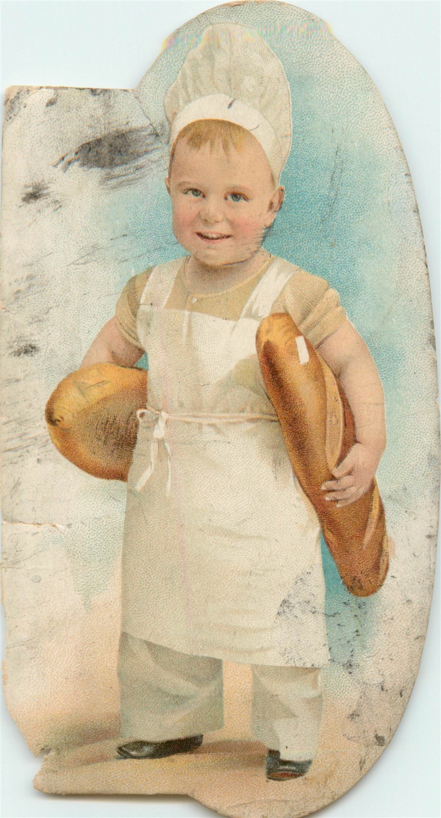 Victorian Trade Card Bloomington IL Mrs J Wickizer Bakery 