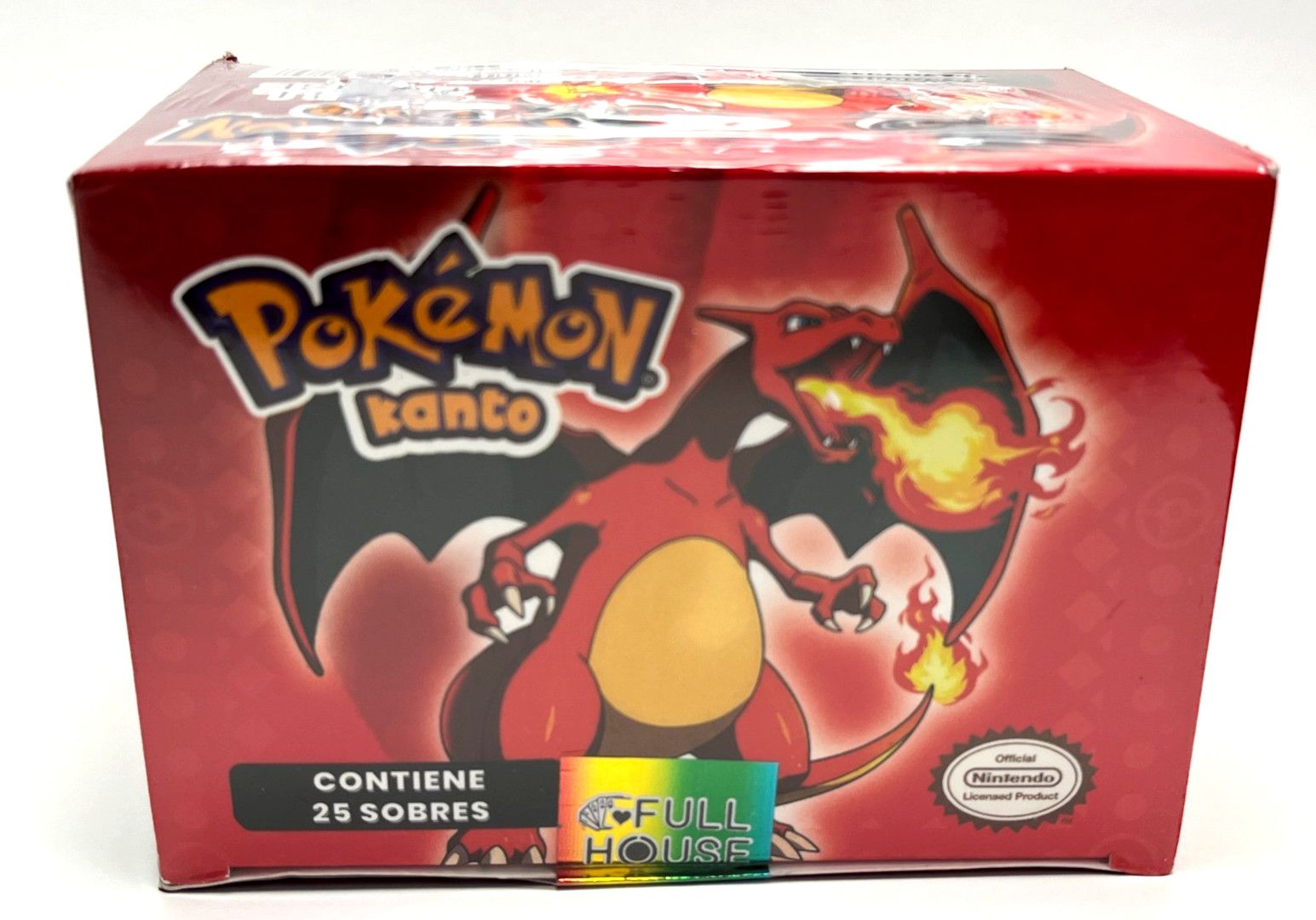 2025 BOX POKEMON KANTO FH 3 Trading Cards - 25 Sealed Packs Peru CHARIZARD Cover