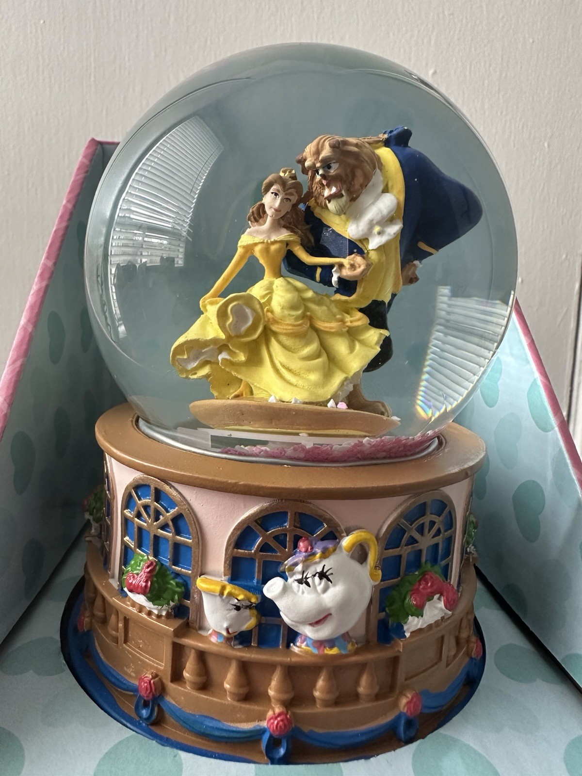 Disney Beauty and the Beast Musical Sno globe exclusive limited edition  ￼￼