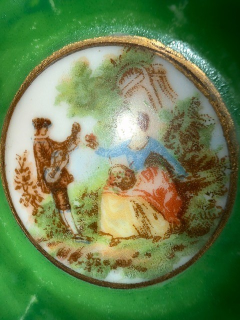 H. Kato Made in Occupied Japan – Vintage Hand-Painted Porcelain Decorative Plate H. Kato Made in Occupied Japan – Vintage Hand-Painted Porcelain Decorative Plate