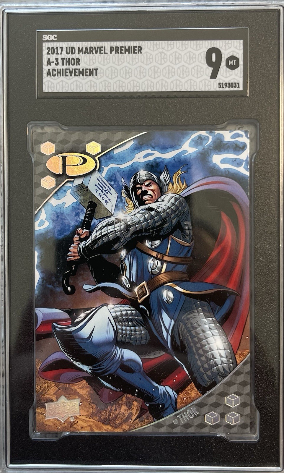 2017 Upper Deck Marvel Premier Achievements Thor #A-3 0hx7