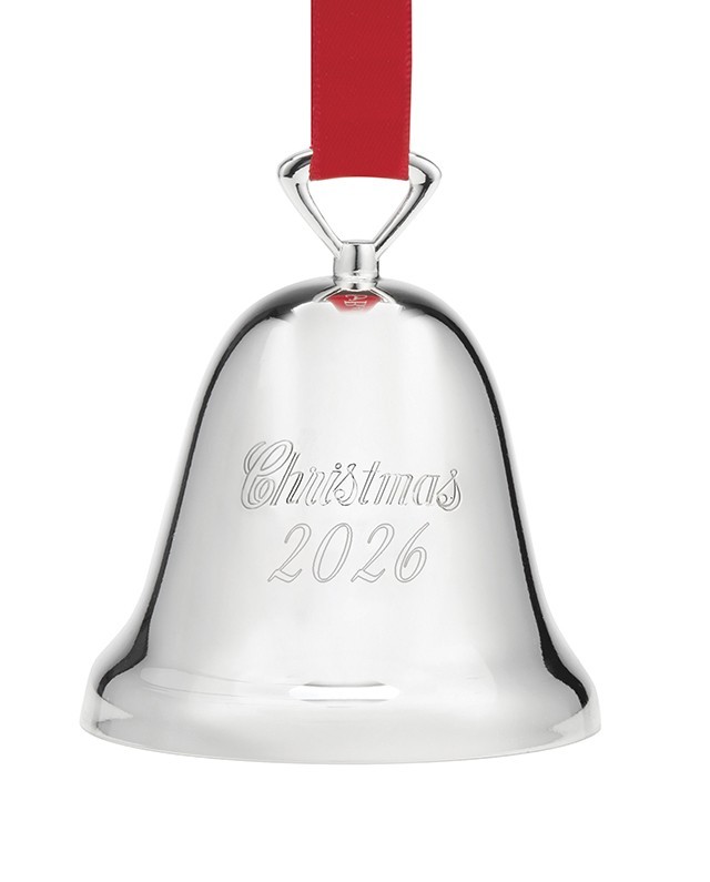 REED & BARTON 2026 CHRISTMAS BELL /SILVER PLATED /NEW / OVER $39.00 REED & BARTON 2026 CHRISTMAS BELL /SILVER PLATED /NEW / OVER $39.00