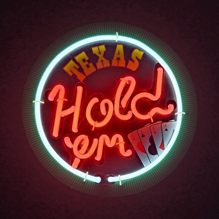 Vintage-Texas Hold \'Em-Neon-F/X-10\
