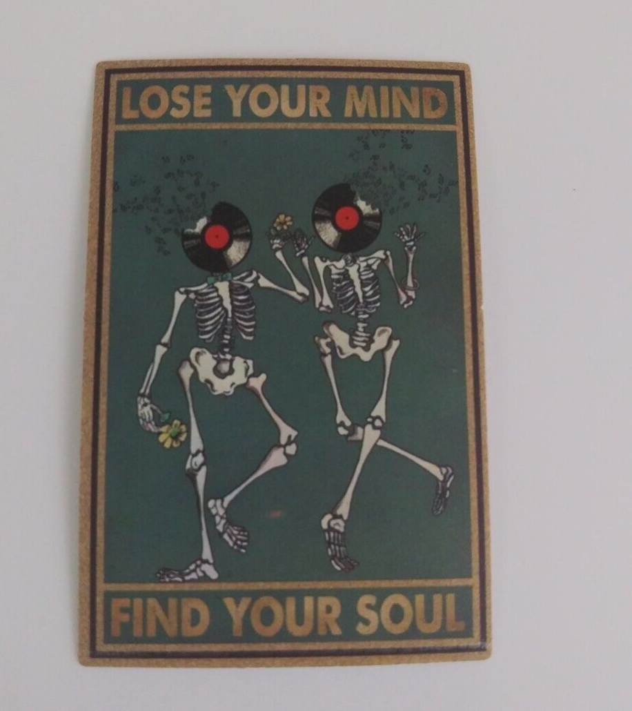 Lose Your Mind Find Your Soul Skeleton Sticker 2.5