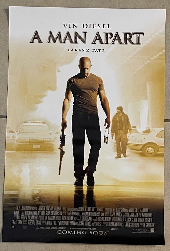 A Man Apart Vin Diesel Larenz Tate 2003 Movie Original Poster 14x20\