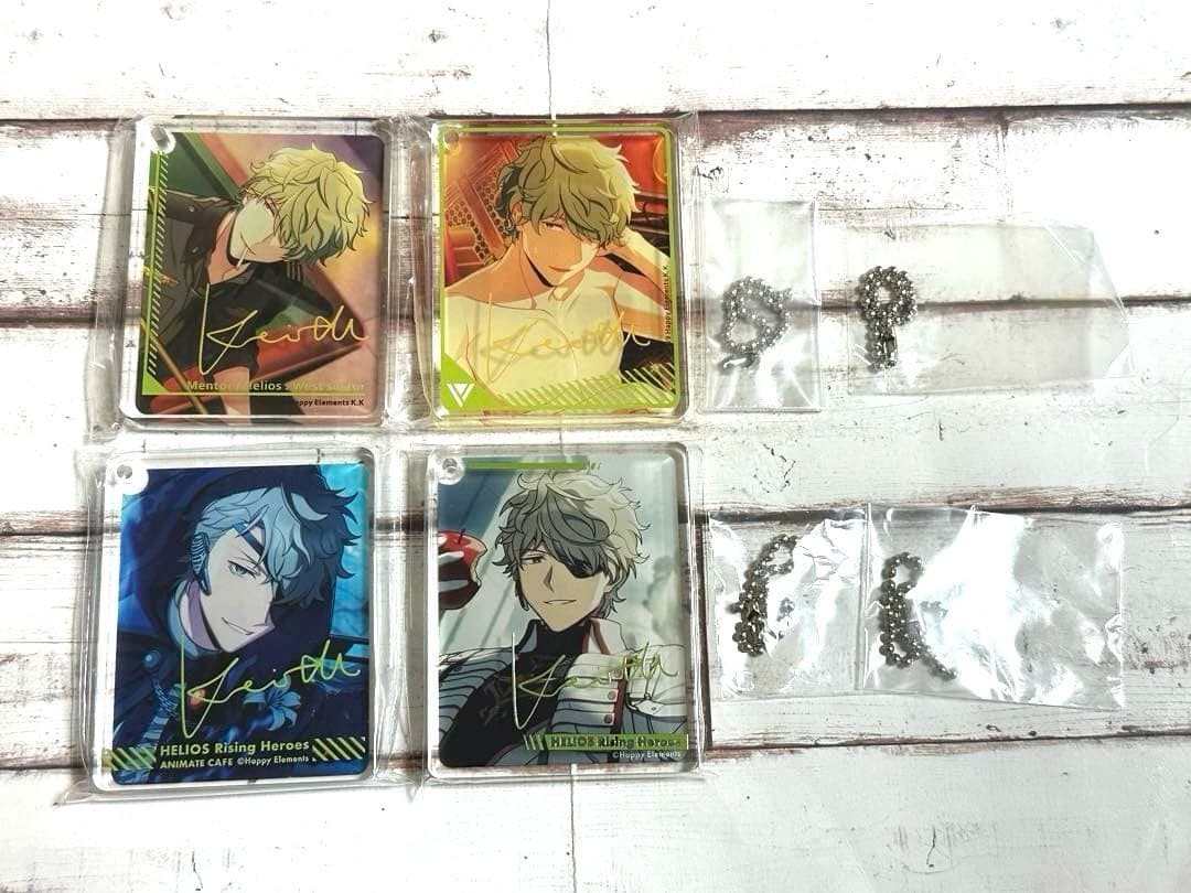 Elio’s Rising Heroes Anika Feels Cosplay Keychain 4 Set Collectible