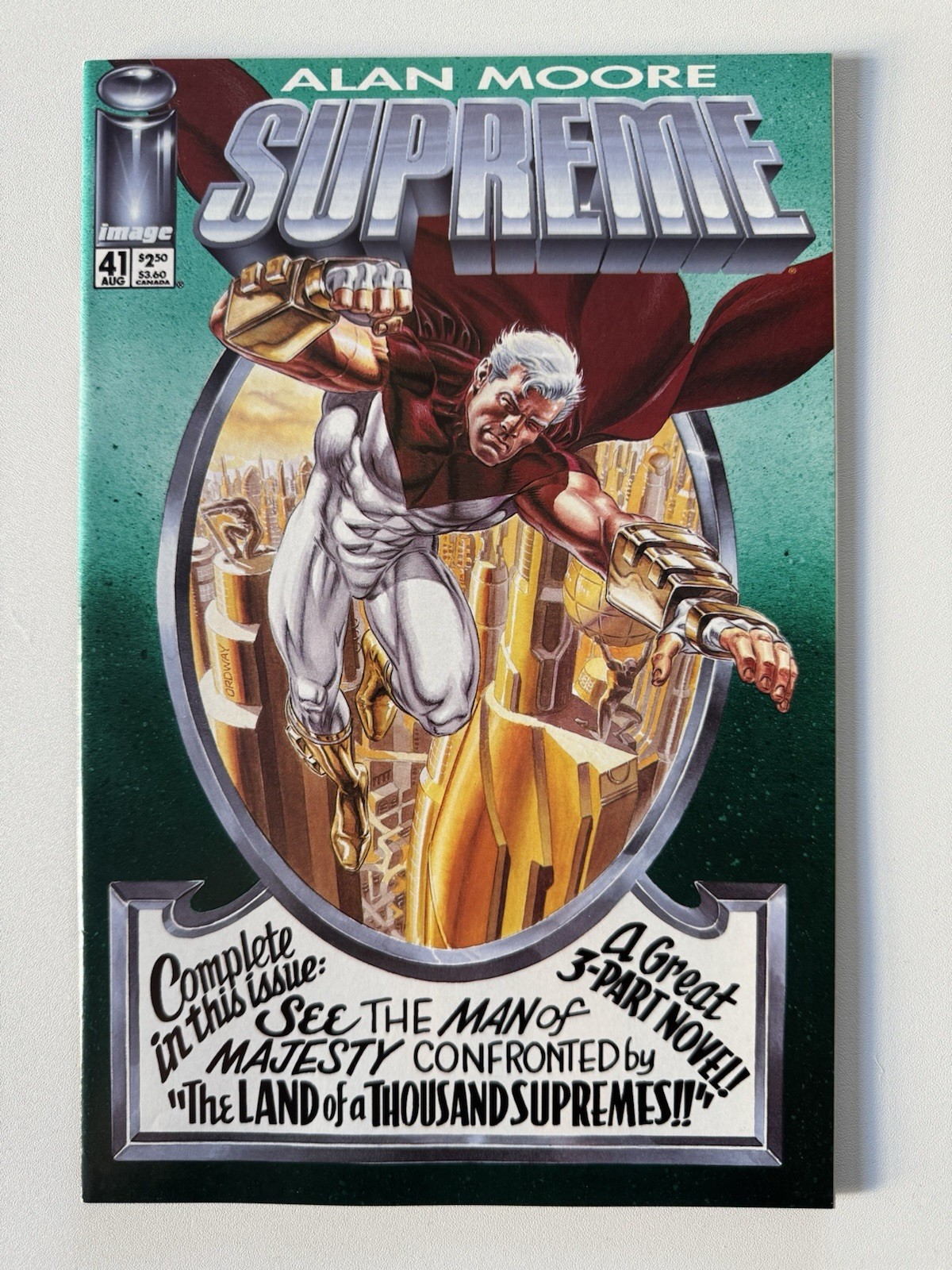 SUPREME 41 - Rare 2nd Printing - 1st Alan Moore - VF/NM