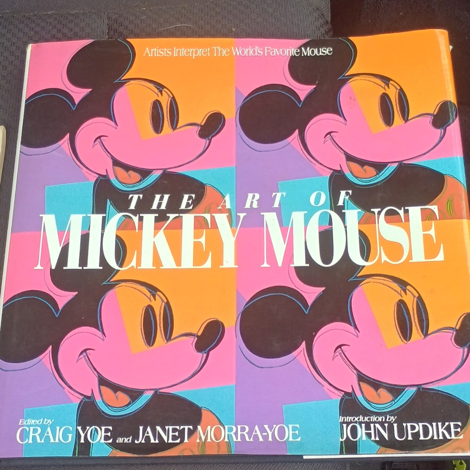 Disney Mickey Mouse Art Hardcover Book 1991 Craig Yoe Janet MorraYoe John Updike
