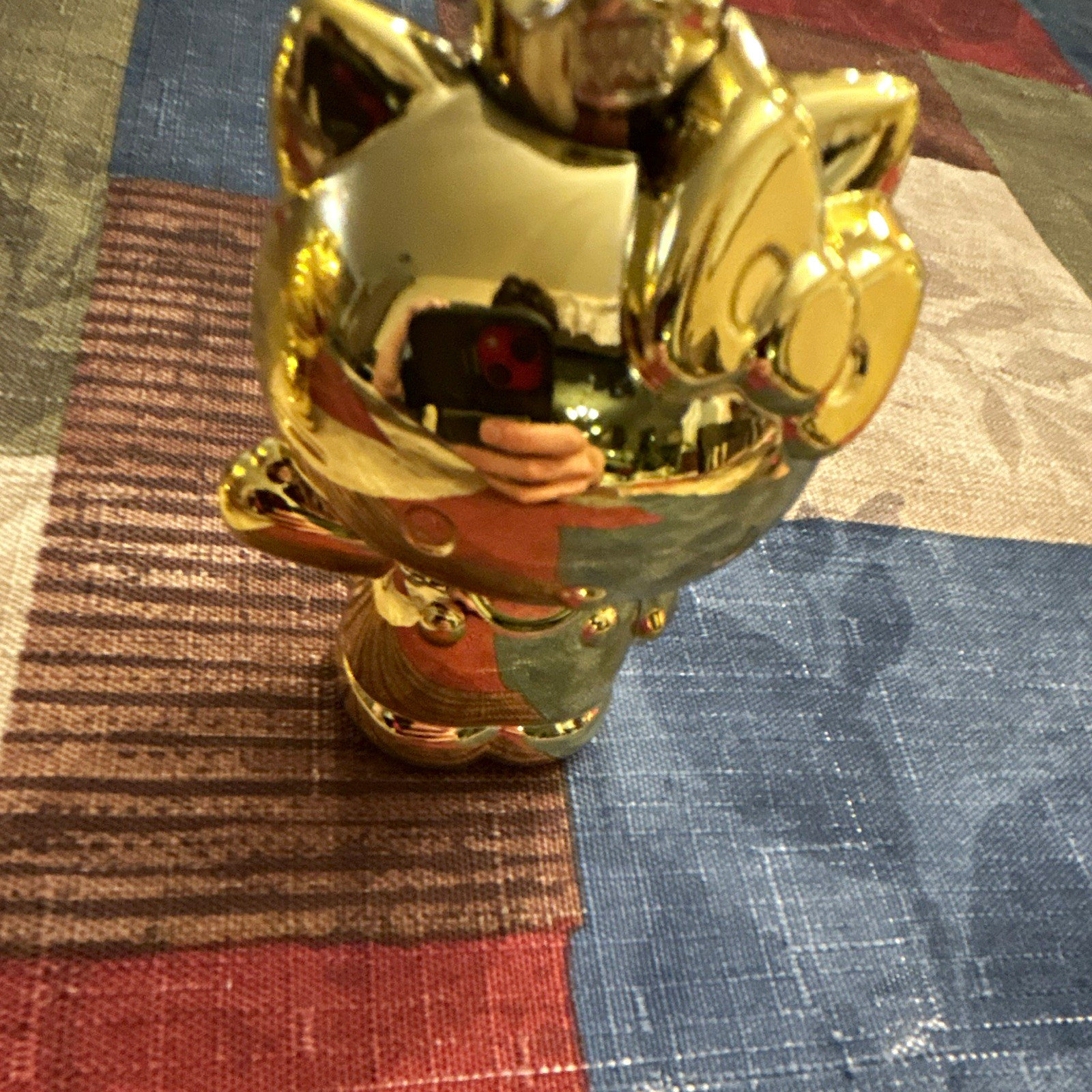 Sanrio Hello Kitty Gold Metallic Metal Figurines Set, 3-Pack