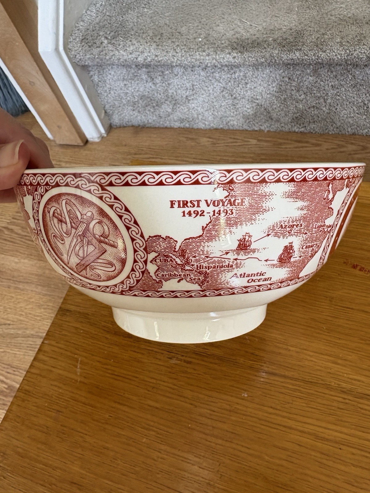 Wedgewood Commemorative Bowl Christopher Columbus Limited Edition #55 of 500