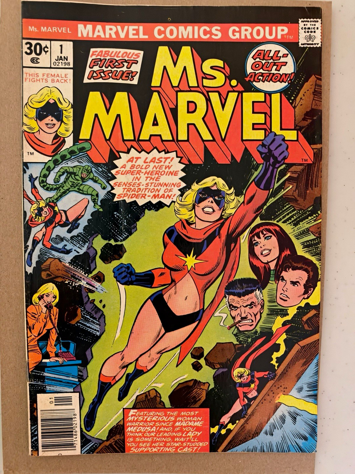 Marvel Comics Group Ms. Marvel #1 1977 Single Issue Comic Book First Issue