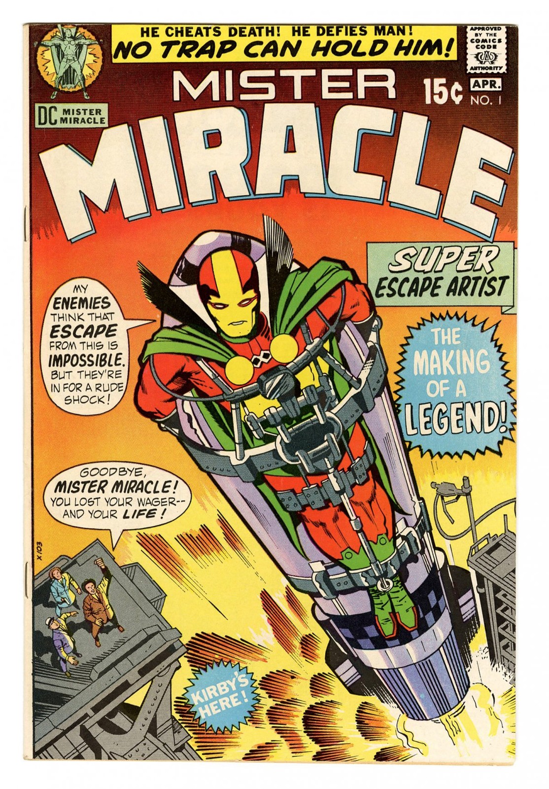 DC - MISTER MIRACLE (1971-78) #1 - Grade 9.4 - Comic Book