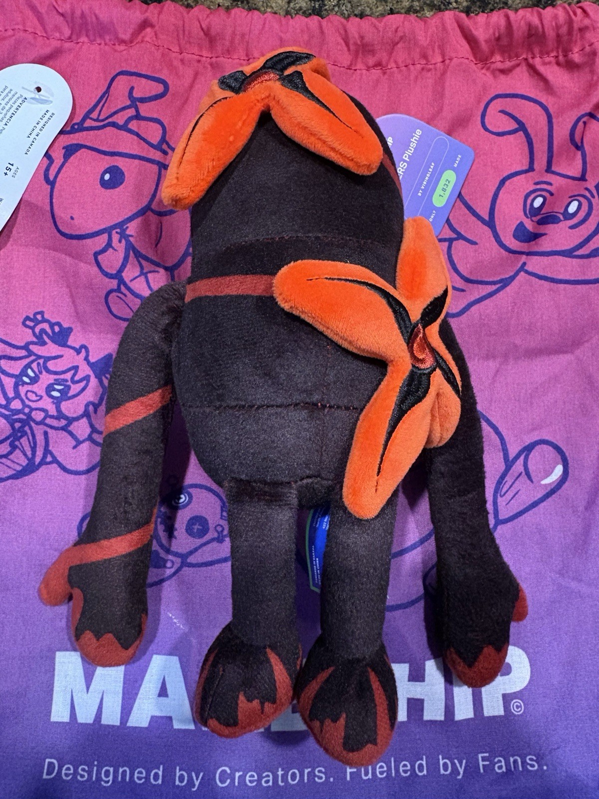 FLOWERS Plush VibingLeaf Cursed Memes Youtube Anime Makeship Only 1832 RARE
