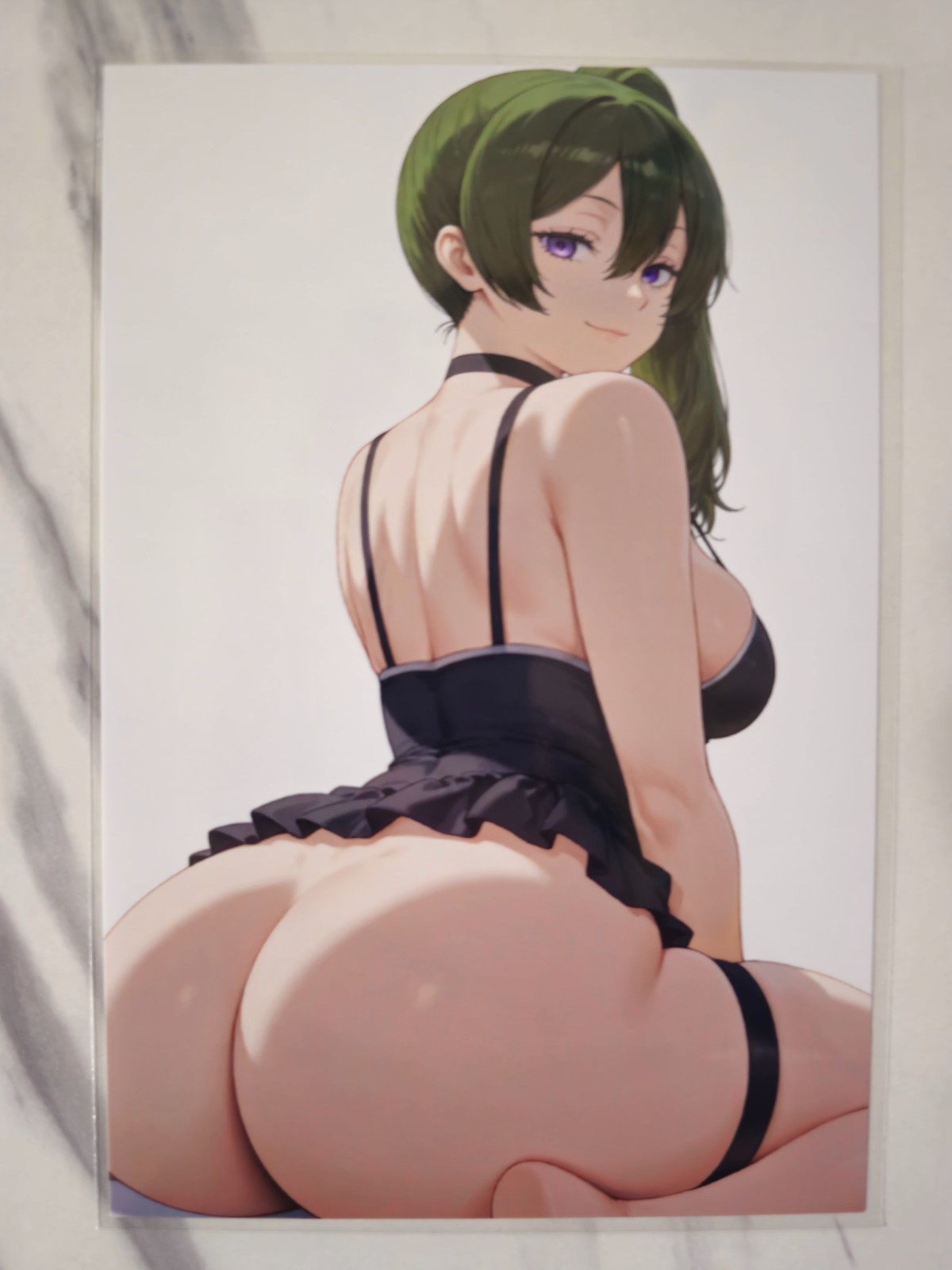 Anime Waifu Glossy Photo Art Print [6x4] - Ubel