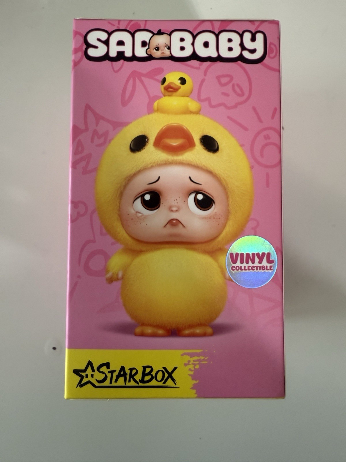StarBox Sad Baby Animals Duck Vinyl 1/8 Figure 2-Piece Collectible w/Box-NEW