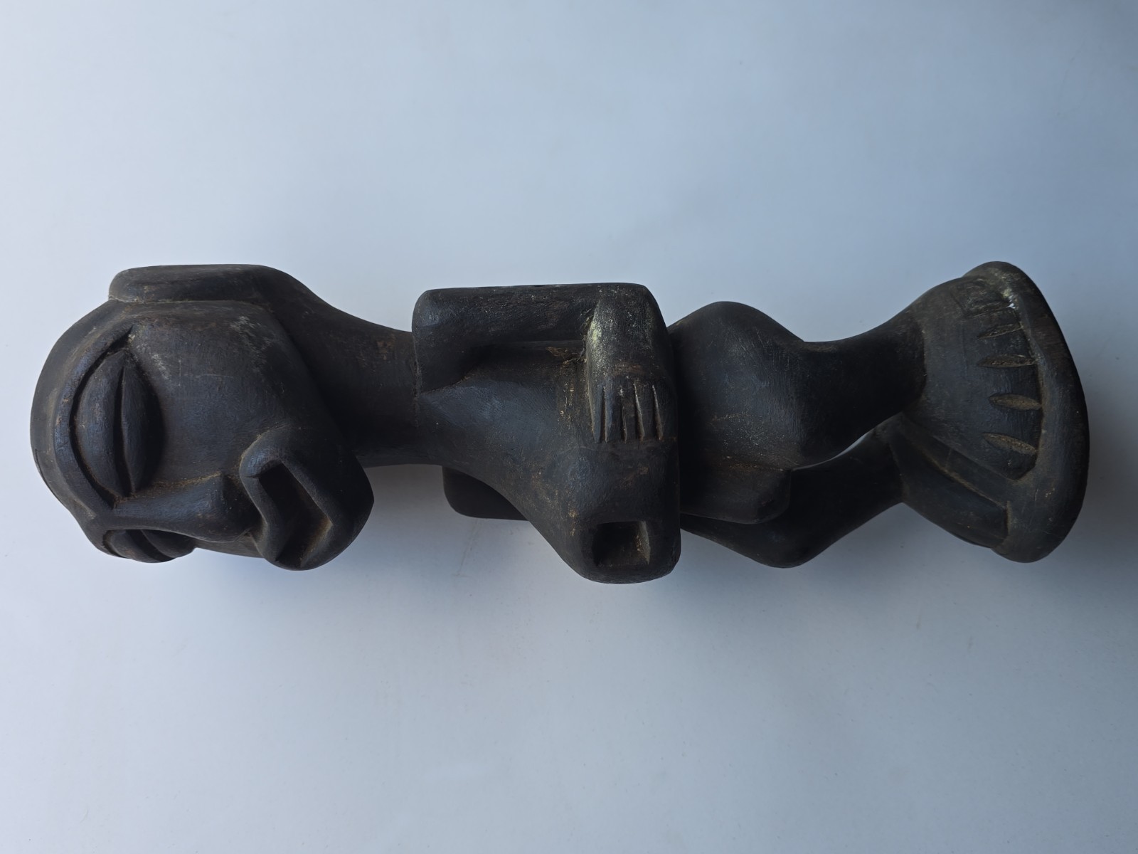 Africa Congo Antique Songye Luba Carved Ancestor Supernatural Figure