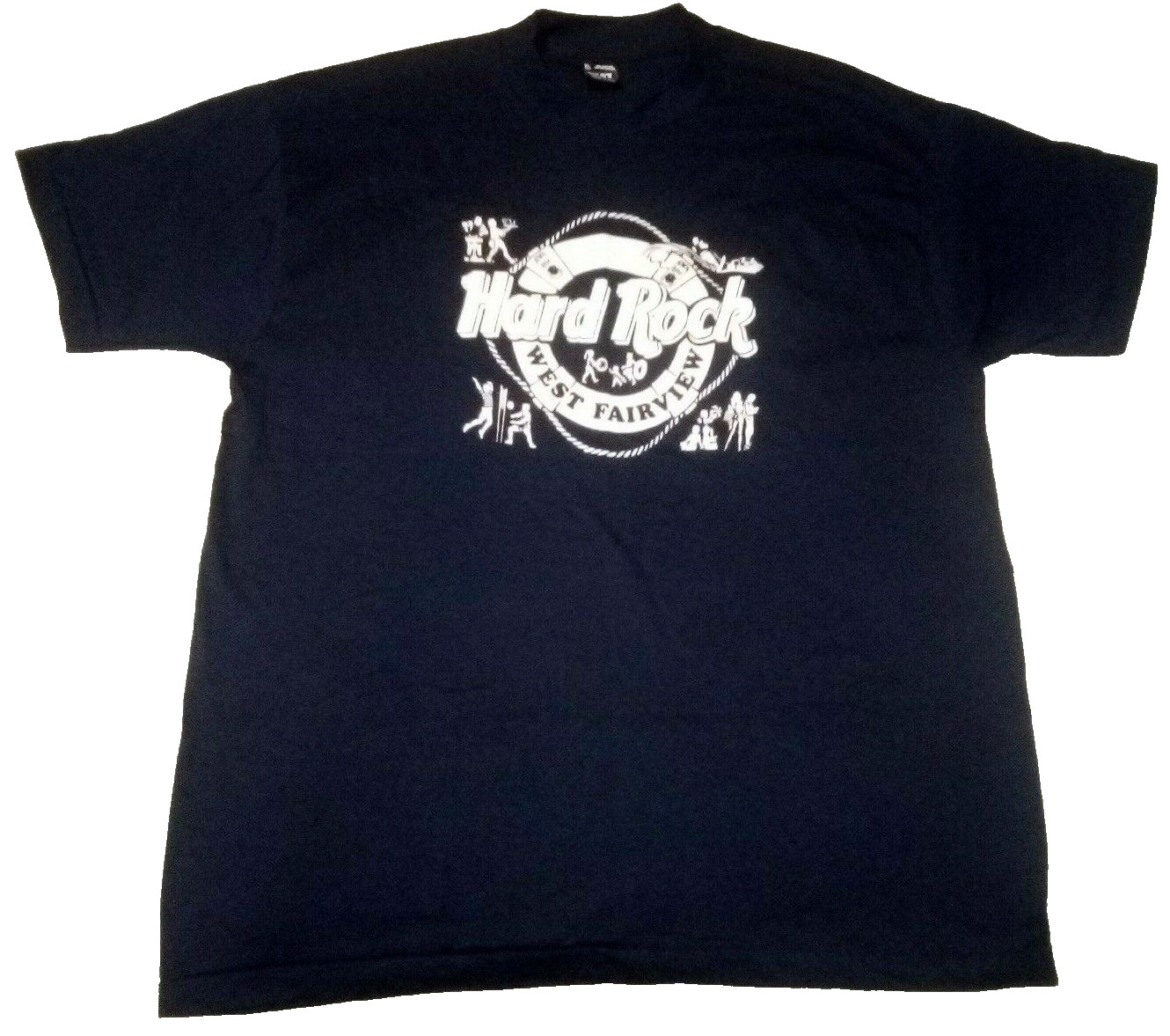 Vtg Hard Rock West Fairview Miller Lite Fruit of The Loom Best T-Shirt Men\'s XL