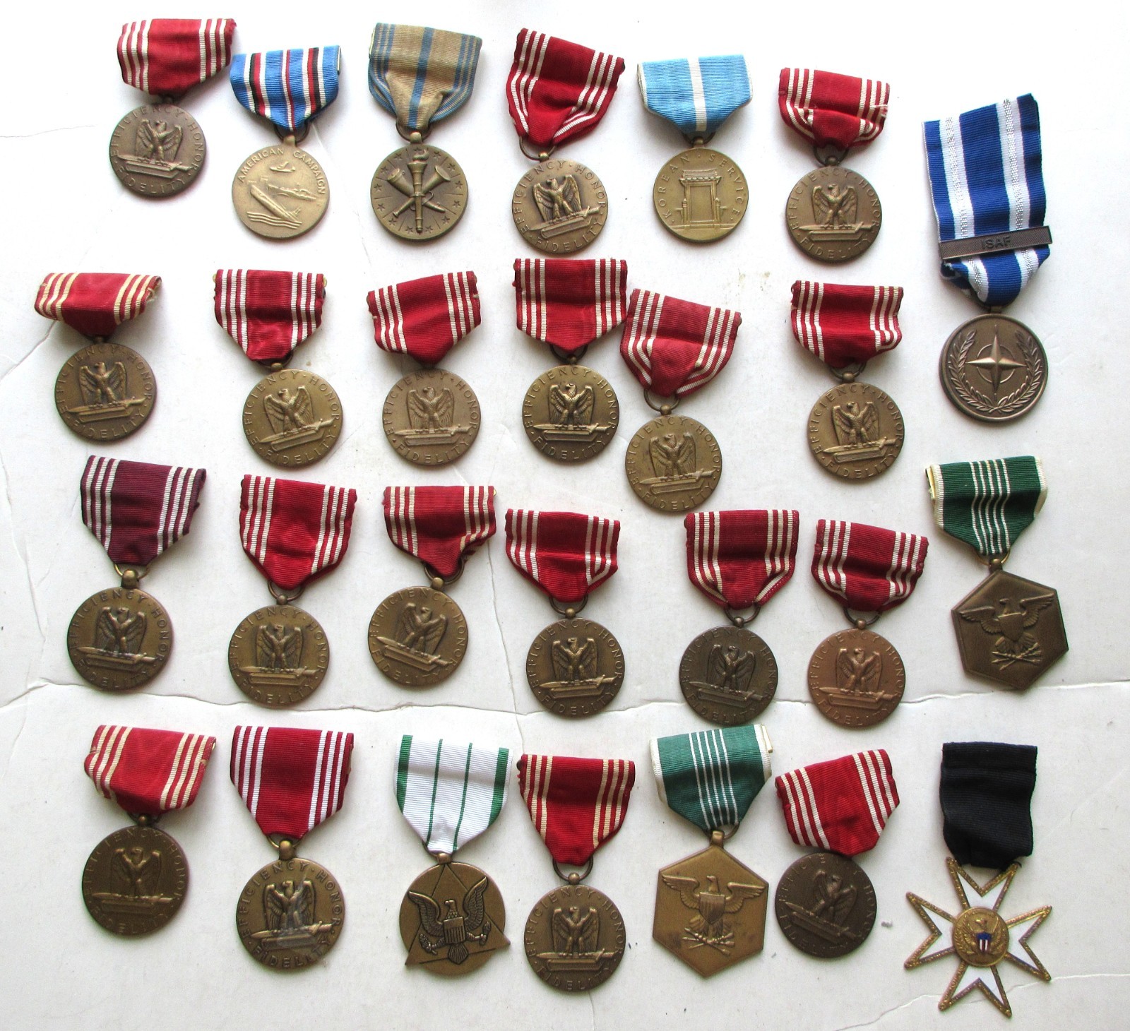 Lot of 37 US Medals: WWII-Vietnam