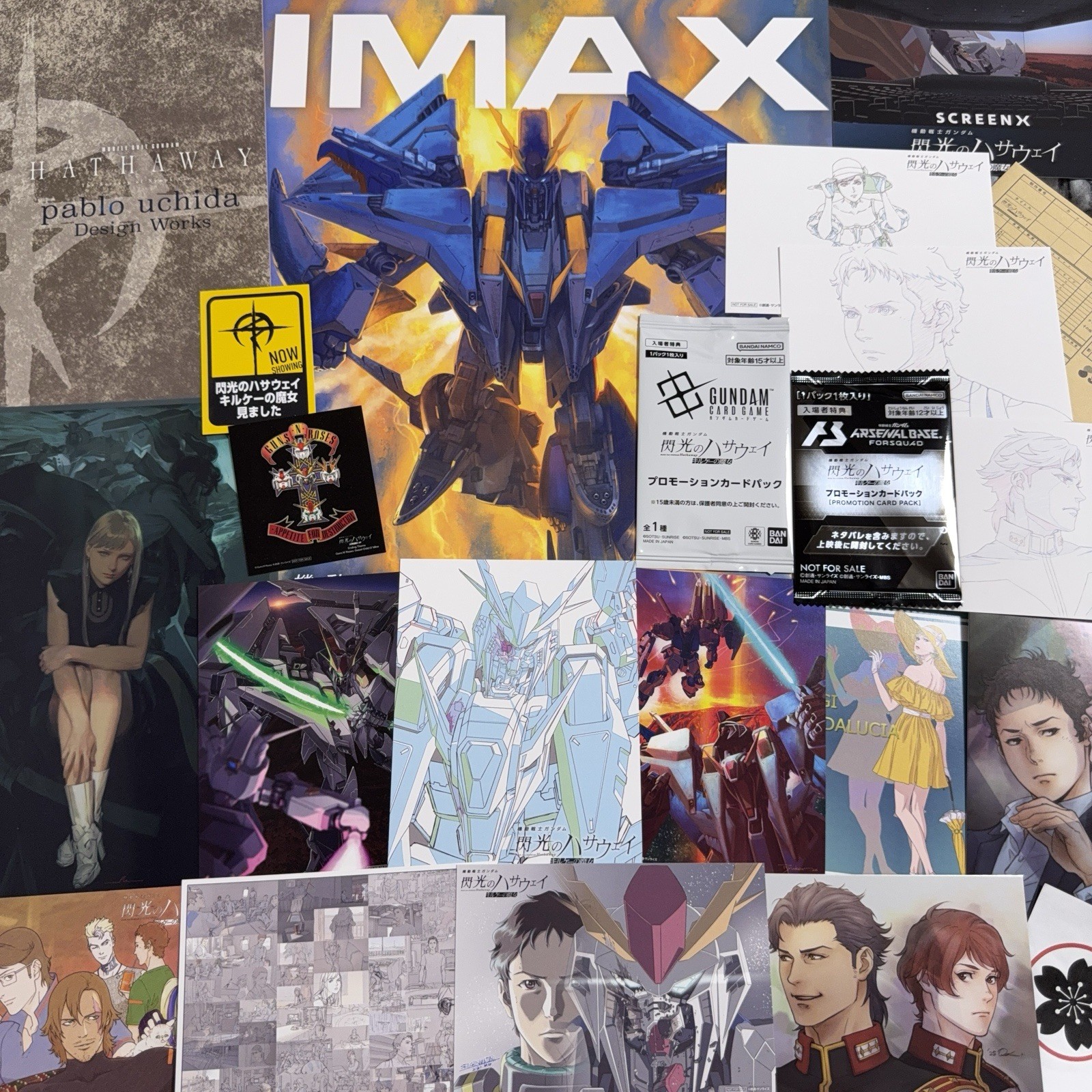 Gundam Movie Hathaway Sorcery of Nymph Circe Theater Bonus Complete Set of 21