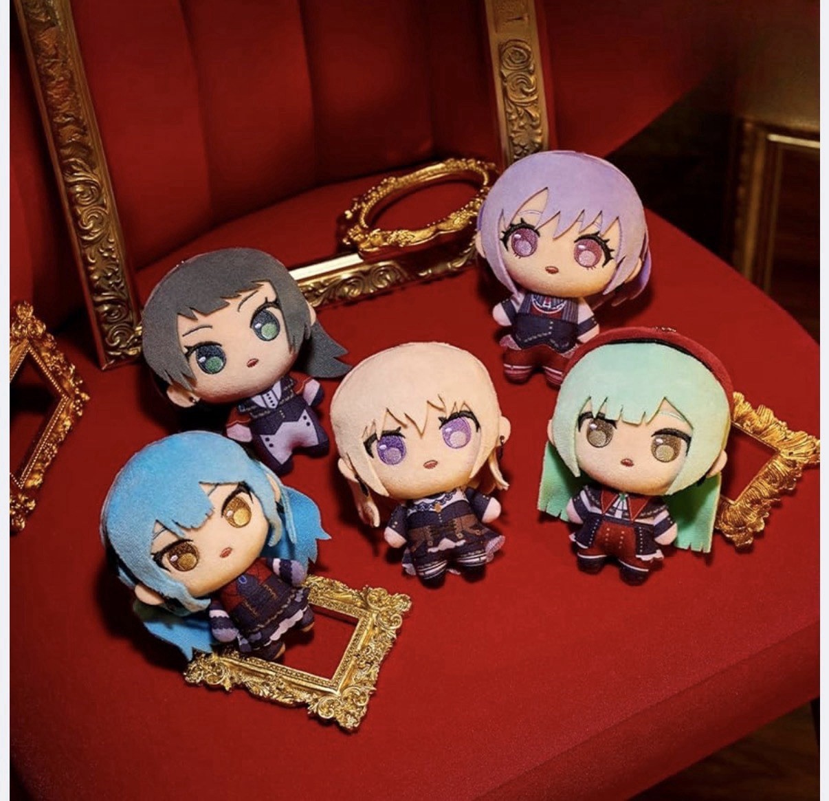 BanG Dream Ave Mujica Plush 5 Set Japan Arcade Prize NOT FOR SALE