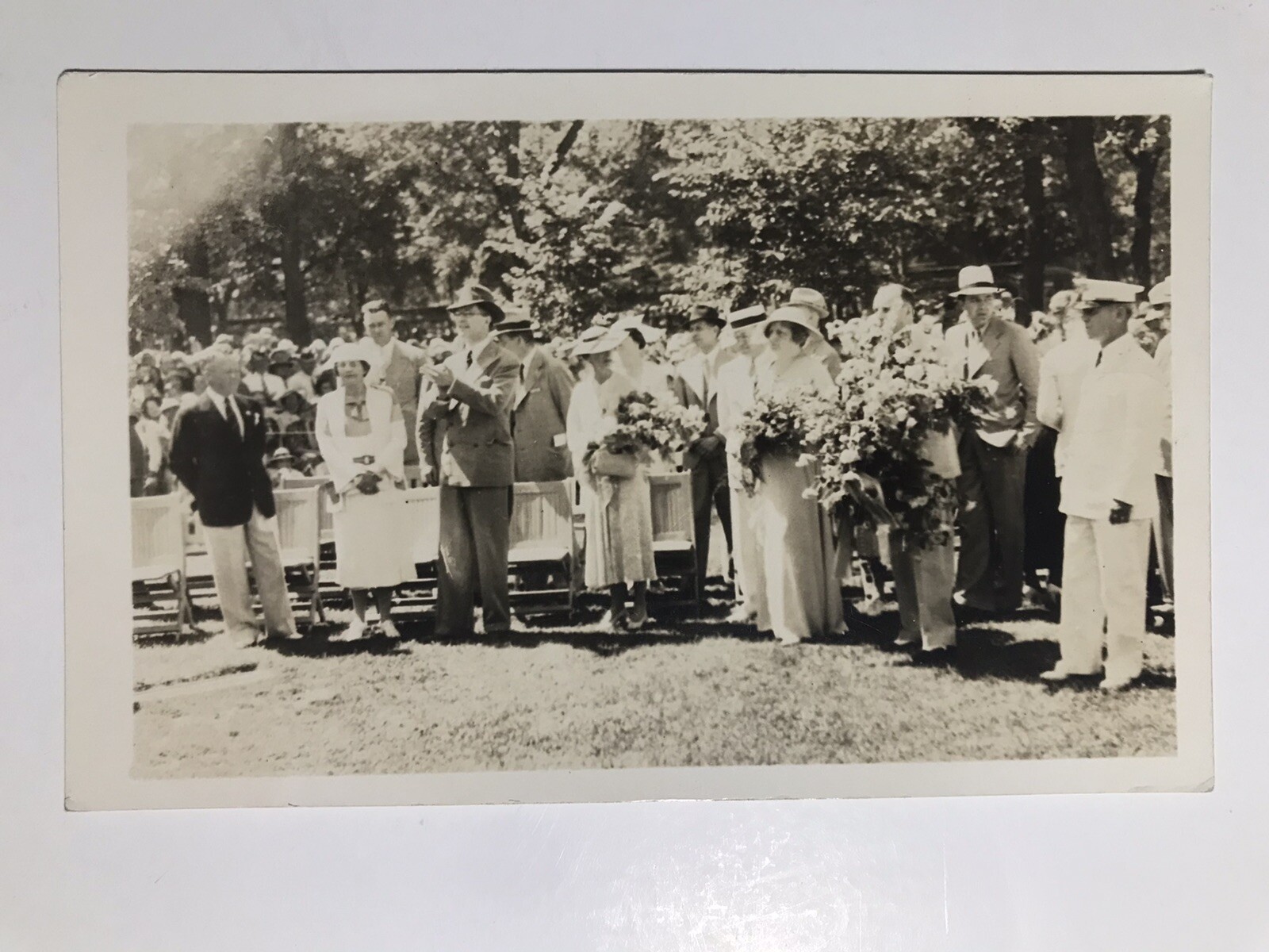 Vintage 1940 Family Gathering RPPC Postcard