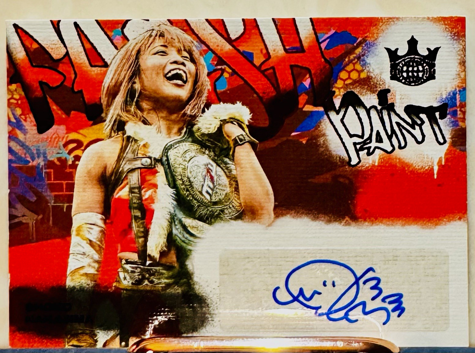 Panini 2026 Ring Royalty MLW Fresh Paint Shoko Nakajima Auto FP-SNK 01/99