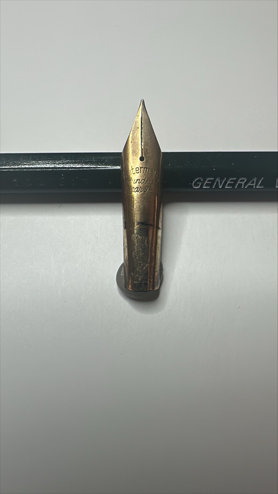 Waterman 100 Year Pen Nib 14K #6 Fine Nib — Excellent Vintage Condition Waterman 100 Year Pen Nib 14K #6 Fine Nib — Excellent Vintage Condition
