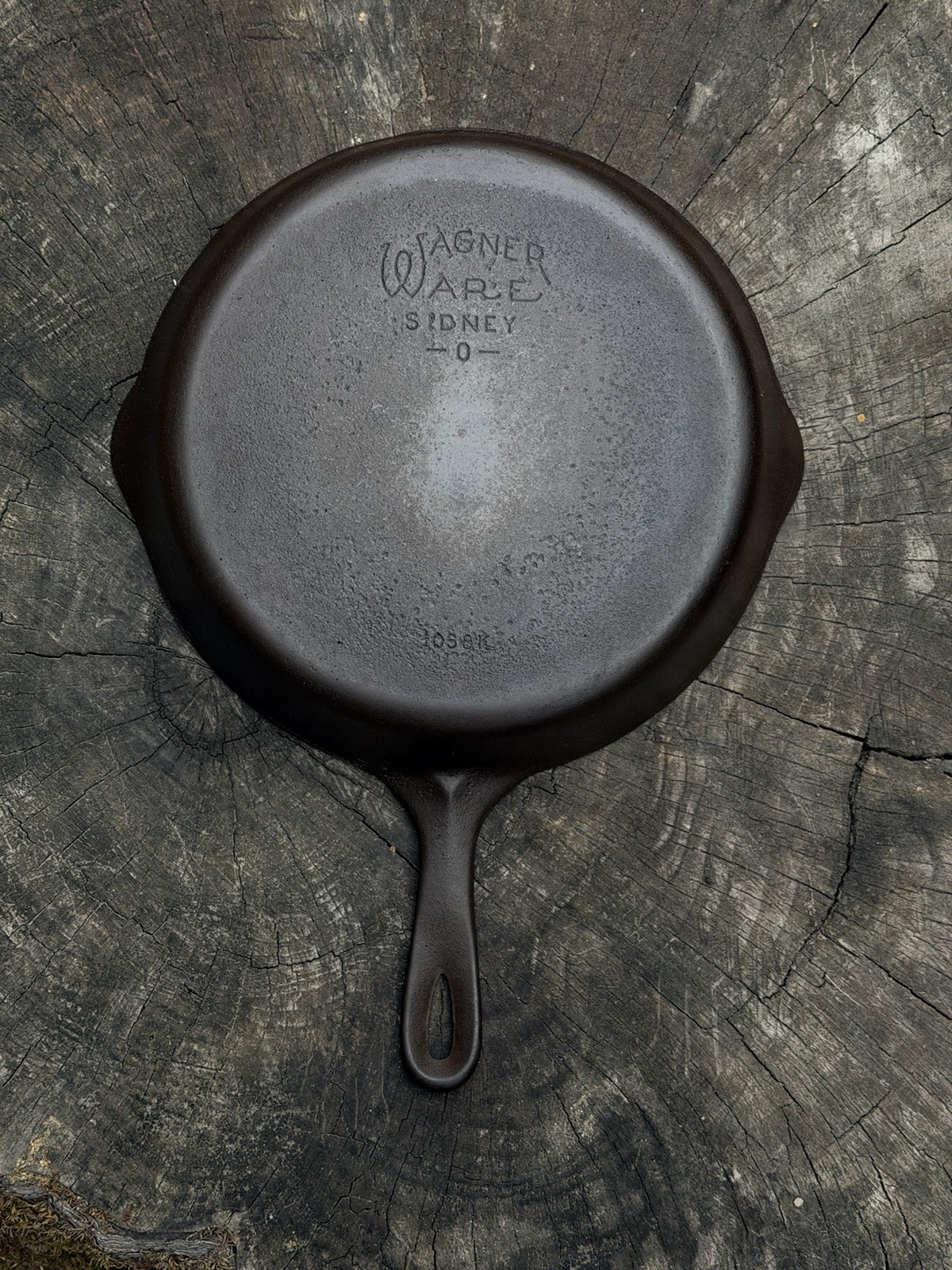 Vintage Wagner Ware No. 8 1058 K Cast Iron Skillet