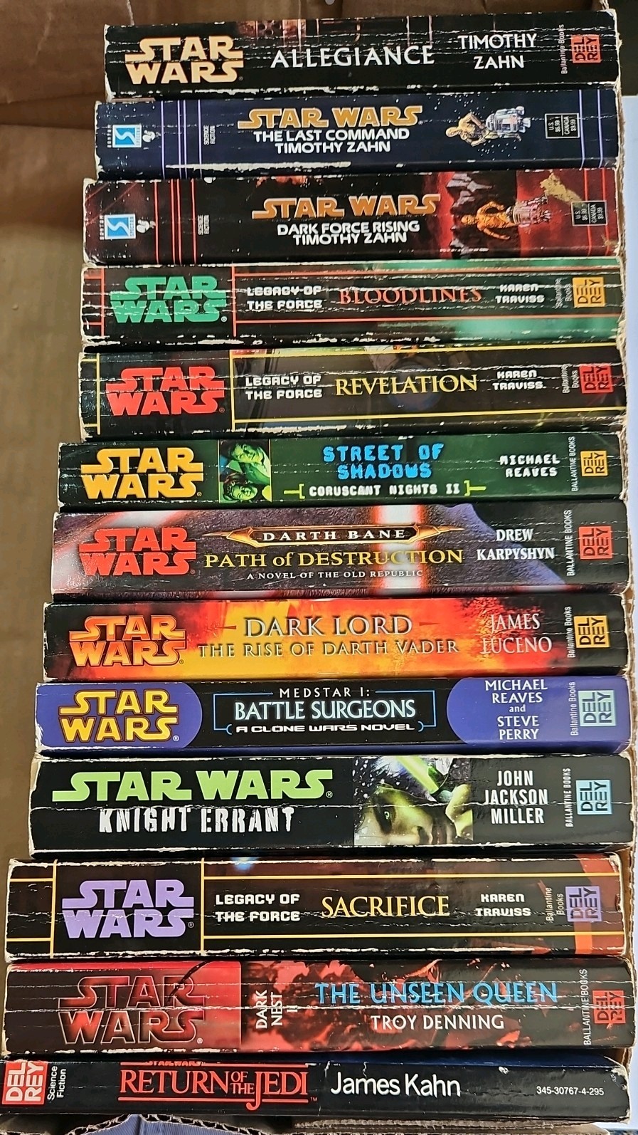 Star Wars Paperback Books/Novels Lot of 13 - Science Fiction