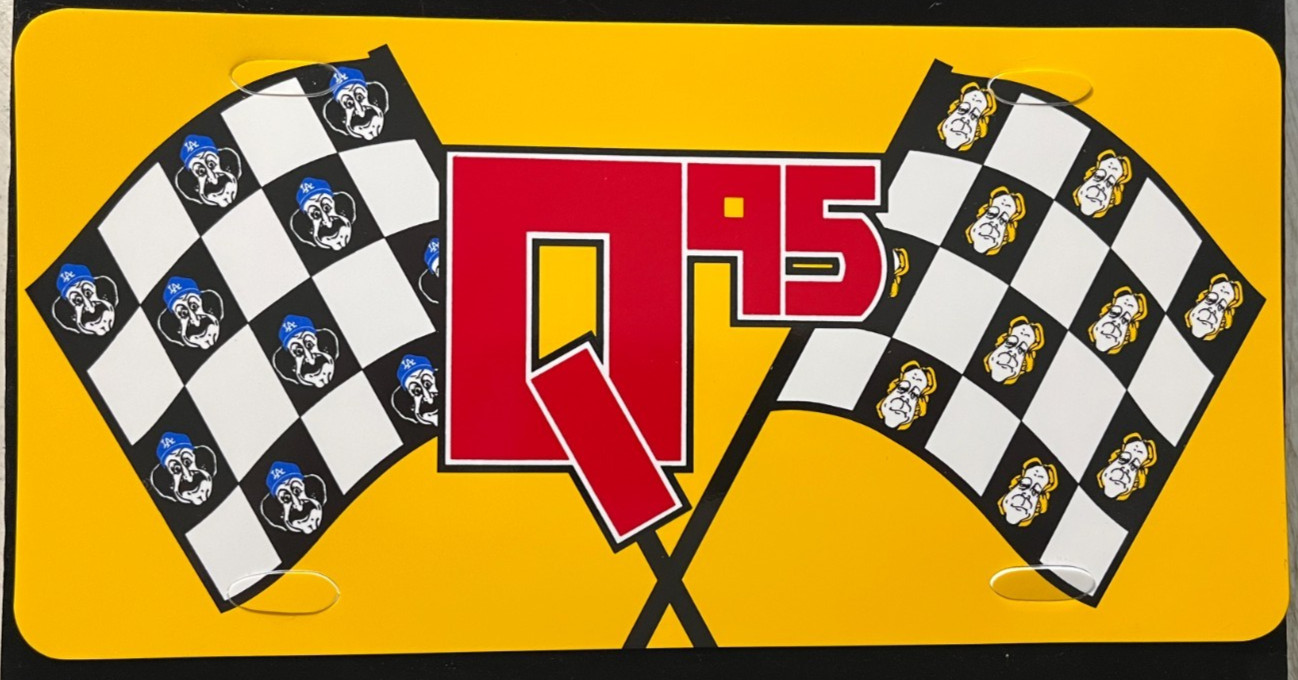 Bob And Tom Q95 Radio Comedy plastic License Plate 12\