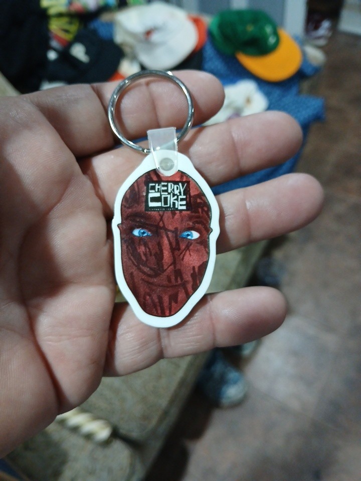 Vintage 1990\'s Cherry Coke Promo Promotional Keychain