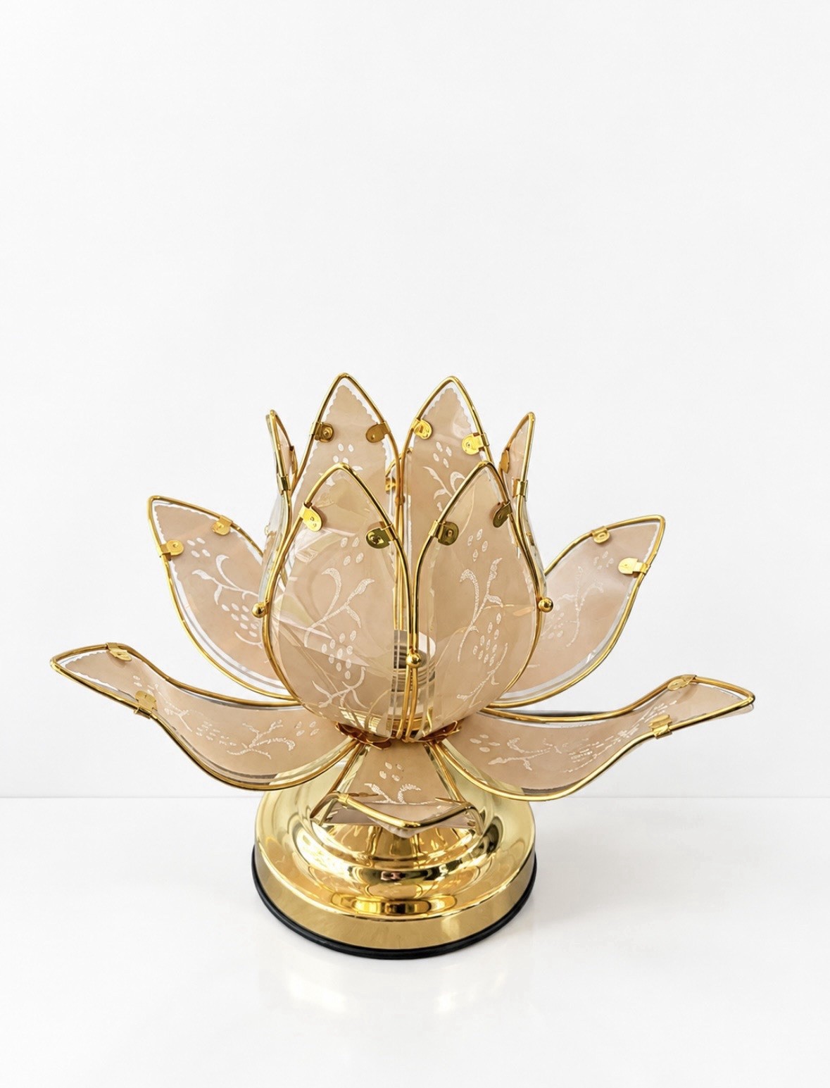 Vintage STYLED Lotus Lamp NEW in Box