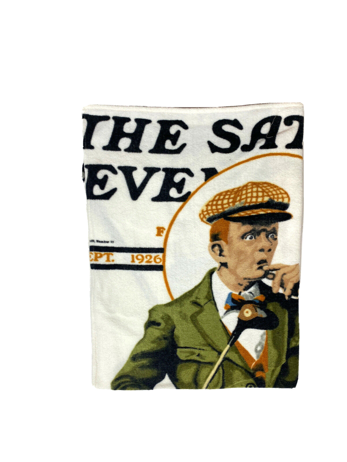 Rare Vintage Lawrence Toney Saturday Evening Post Blanket Hole In One ooak 1920s