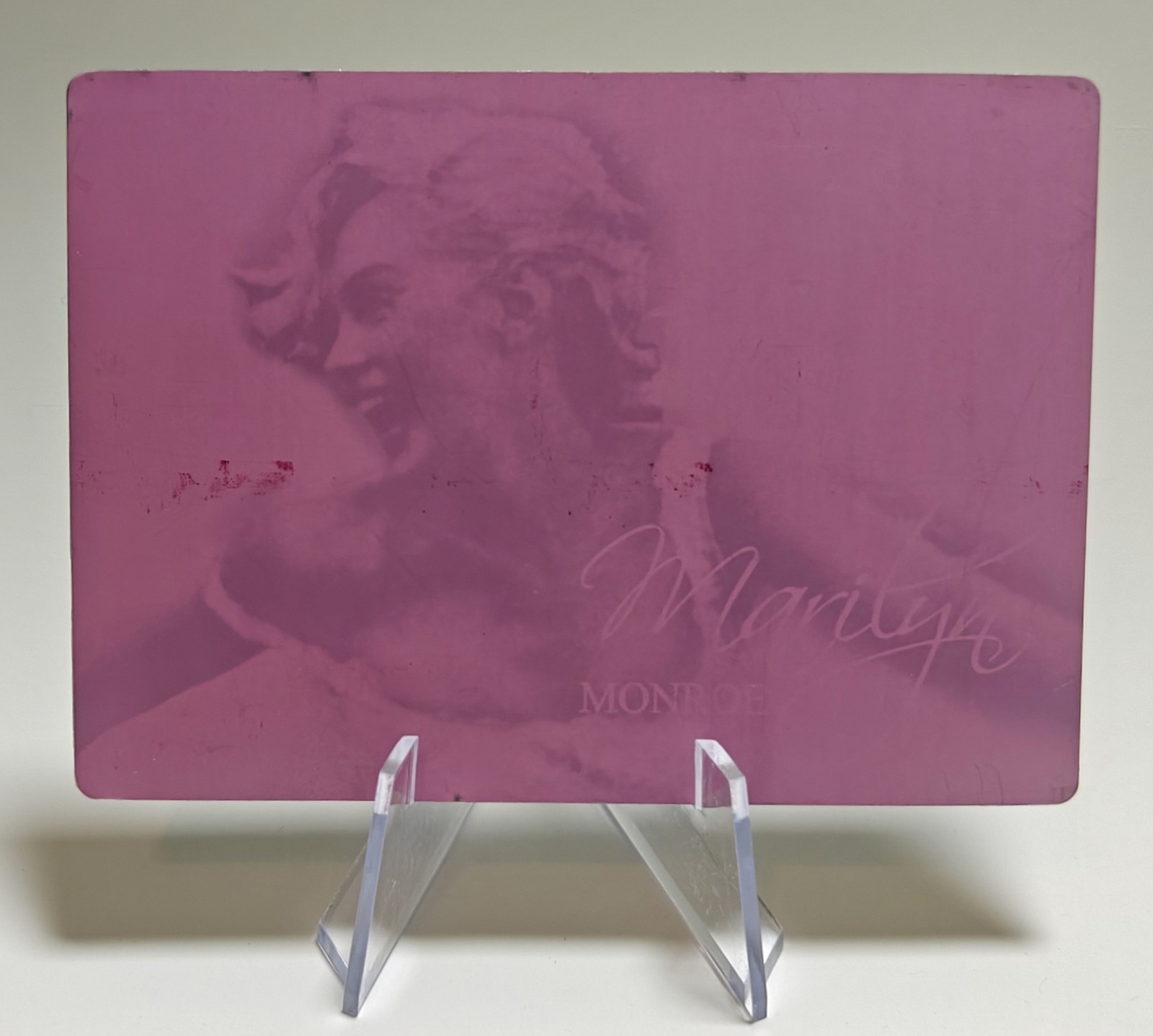 One of a Kind: 2007 Breygent Marilyn Monroe Shaw Family Printing Plate