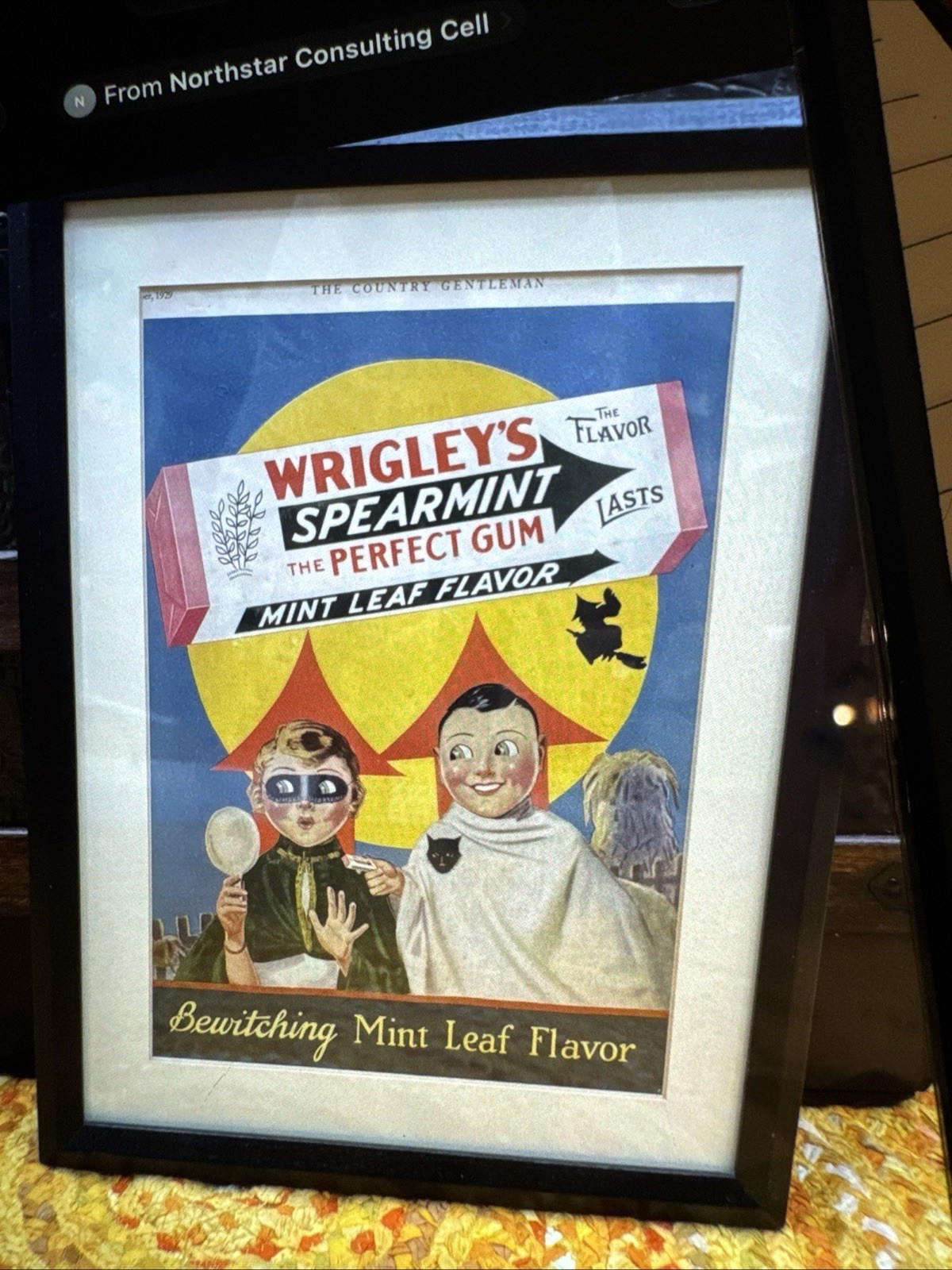 Vintage October 1929 Wrigley's Spearmint Halloween Ad The Country Gentleman Vintage October 1929 Wrigley's Spearmint Halloween Ad The Country Gentleman